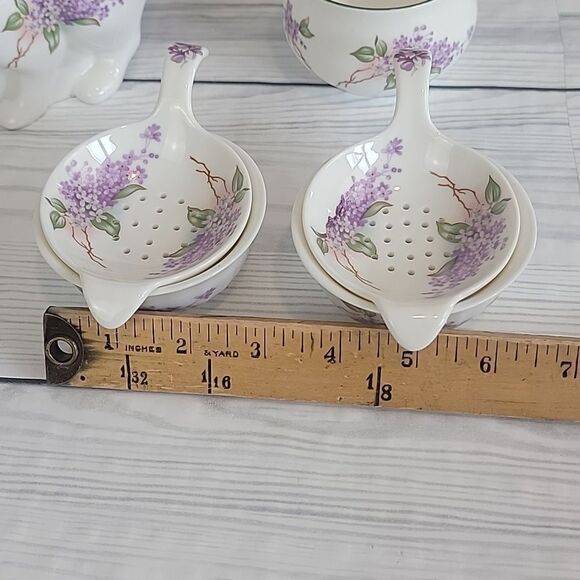 Royal Patrician fine bone china cat creamer and sugar set with accessories - Picture 7 of 14